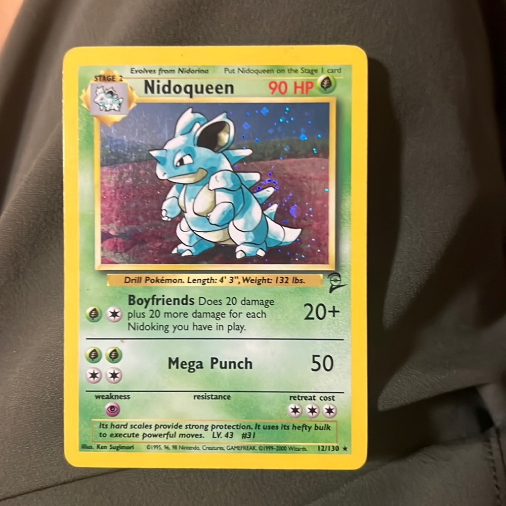 Nidoqueen 1st edition holographic
